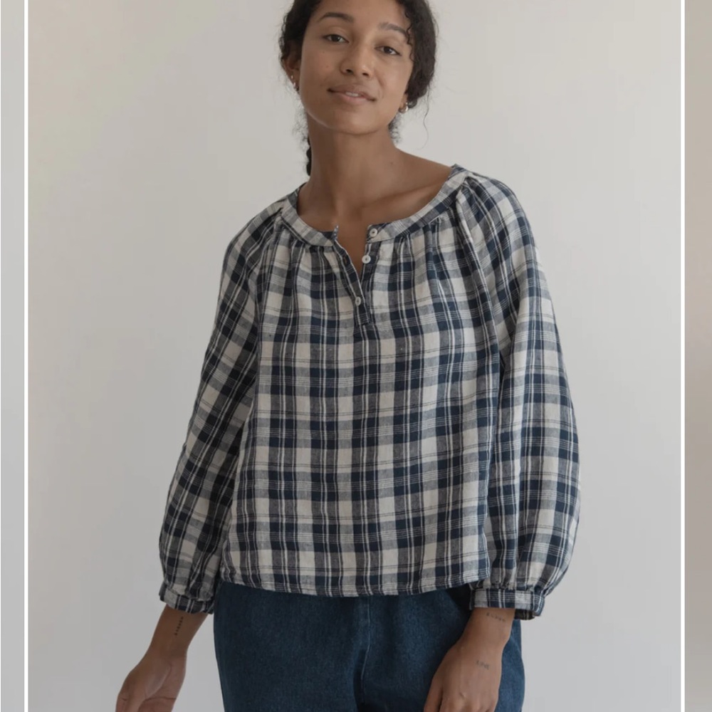 Gillian Stevens Anais linen blouse